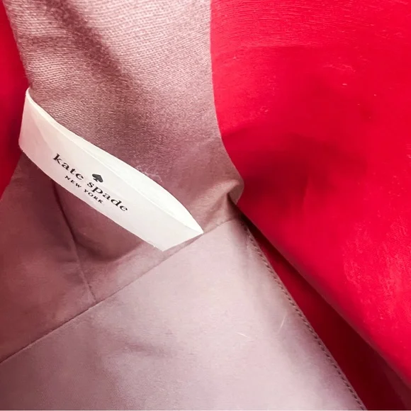 Kate Spade Sold Out Heart It Penelope White Canvas Tote Bag Sweet - Picture 12 of 15